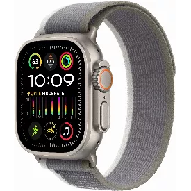 Смарт-часы Apple Watch Ultra 2, 49 мм Titanium Case with Green/Grey Trail Loop - M/L